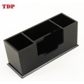 The factory wholesale Design 4 Compartments Acrylic Office stationery storage box For Decoration